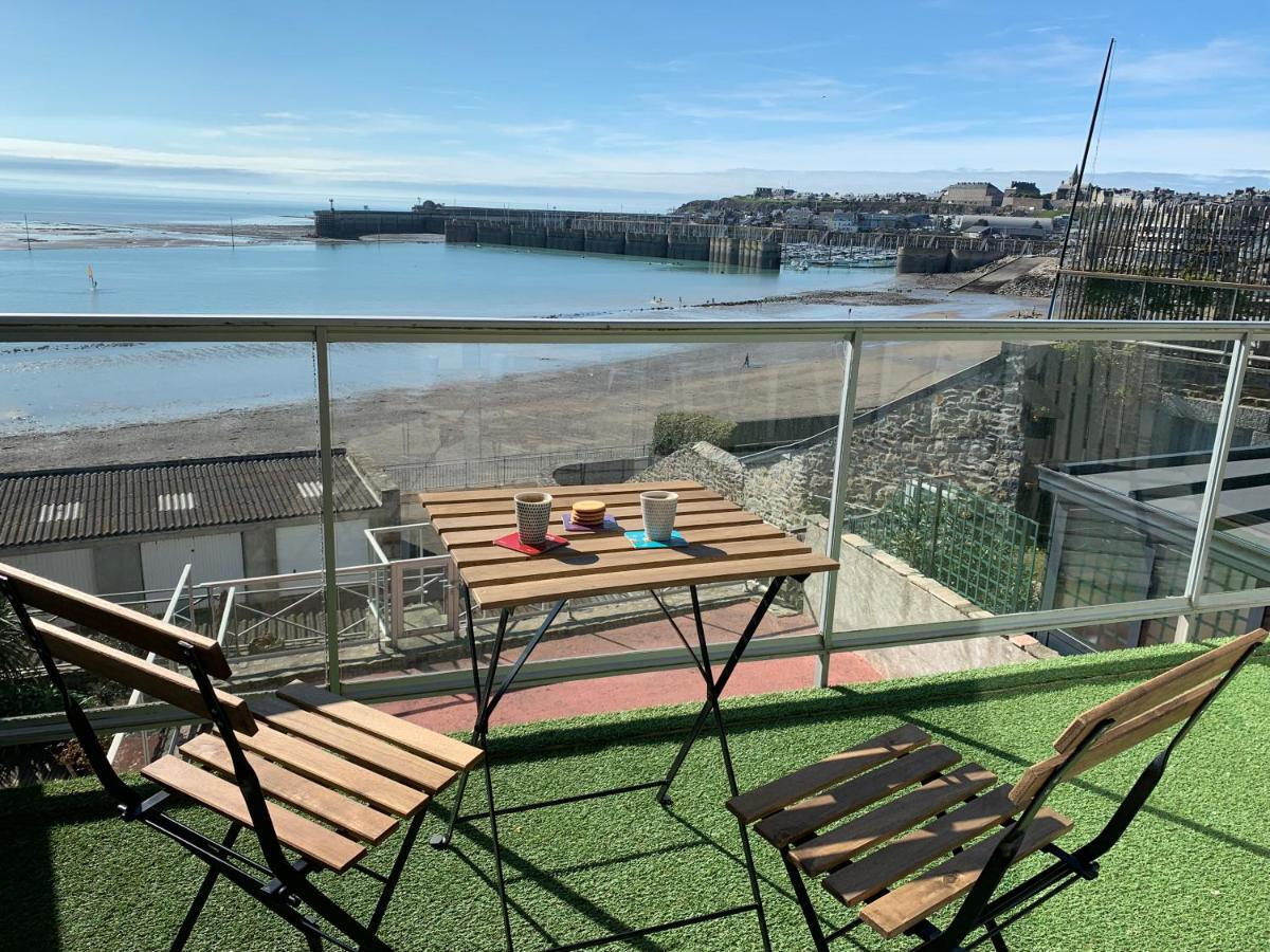 Un Balcon Sur La Mer, Acces Direct A La Plage 그랑빌 외부 사진